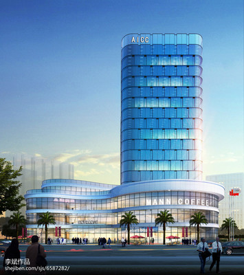 龍城大街建筑外立面裝飾-裝修設(shè)計(jì)效果圖-謀設(shè)計(jì)師作品-設(shè)計(jì)本